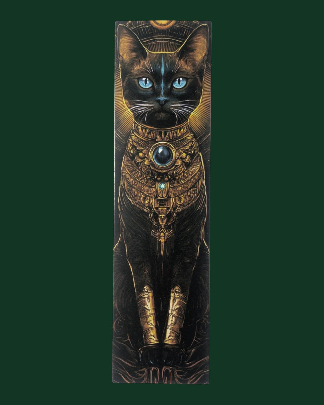 Detailaufnahme Lesezeichen mit Katzen Motiv (Variante 8) aus stabiler Premium-Pappe - Hochwertiges Buchzubehör und edles Geschenk für Leseratten.