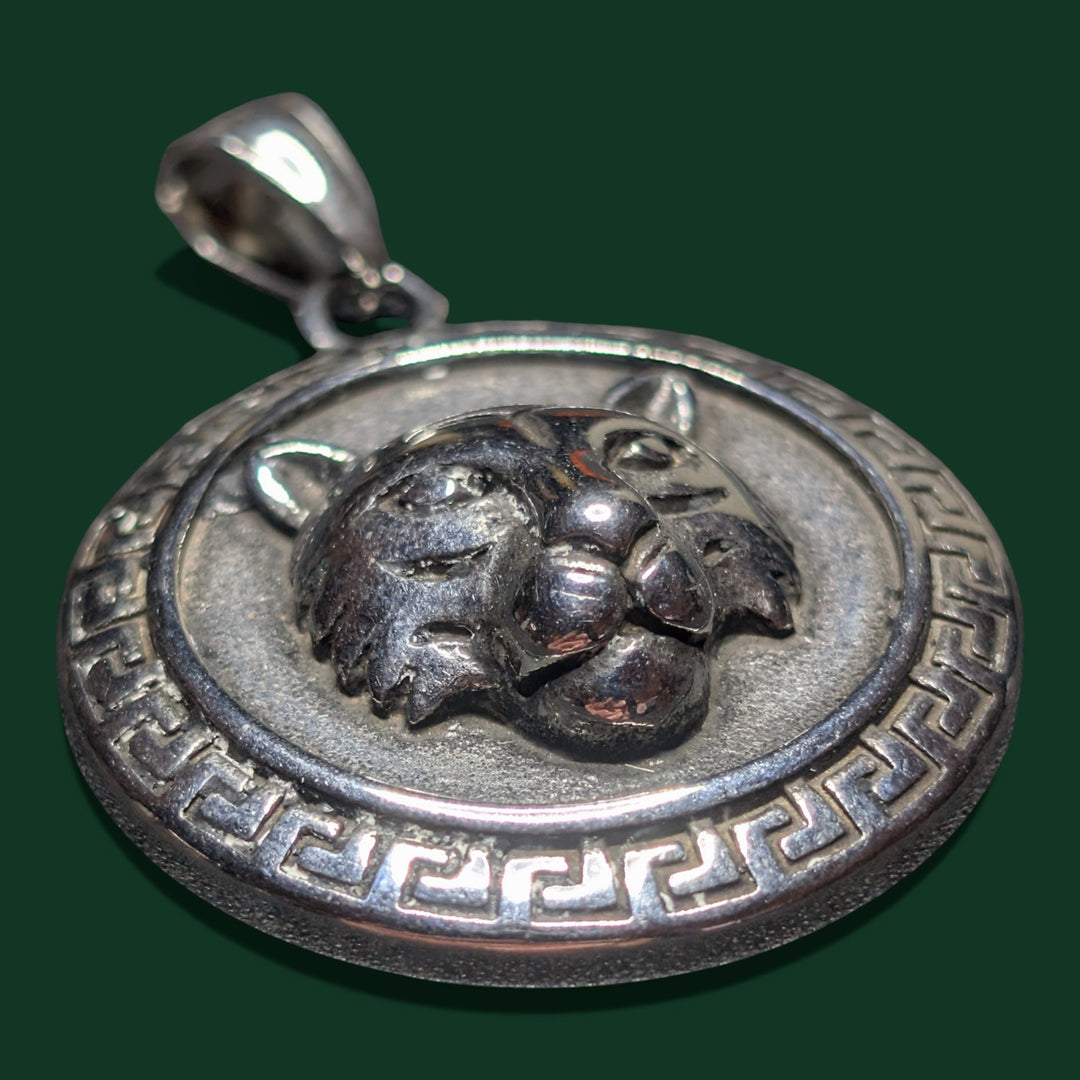 Detailaufnahme vom Amulett aus Edelstahl von Sinnikäs®.