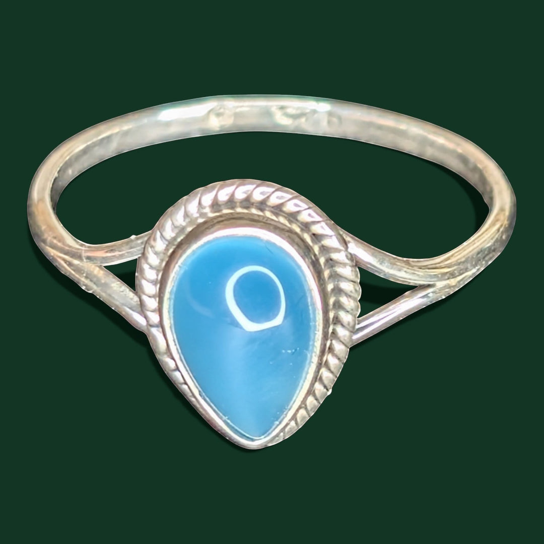 Detailaufnahme vom Ring aus 925er Silber von Sinnikäs®.