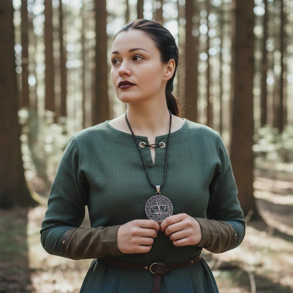 Ambiente-Ansicht des Lebensbaum (Yggdrasil) Amulett von Sinnikäs®.