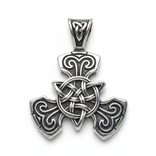 Ein Thors Hammer Amulett (Damen und Herren) aus Edelstahl der Marke Sinnikäs®.