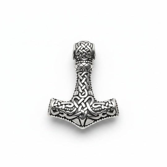 Ein Thors Hammer Amulett (Damen und Herren) aus Edelstahl der Marke Sinnikäs®.